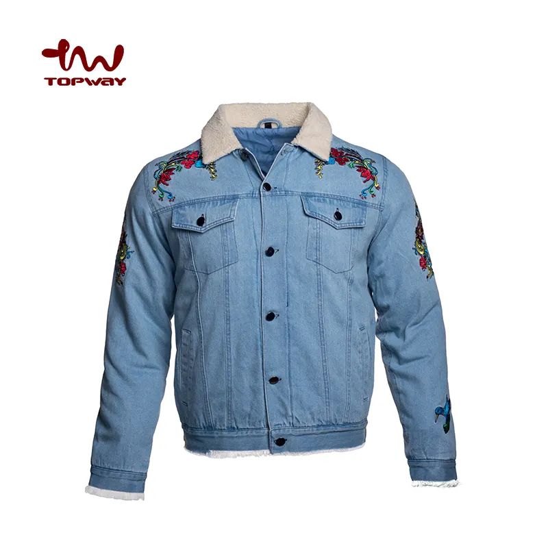 Lady Casual fabrika fiyat Stonewashed tasarım Jean ceketler