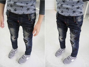Vestiti del bambino All'ingrosso Della Fabbrica Bambini Scarni Dei <span class=keywords><strong>Jeans</strong></span> di Modo Per Spagnolo - Product Image 4