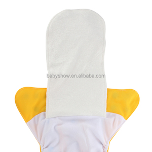 Infantil AIO pañal de tela para bebes PUL impermeable tela de gamuza siempre seco Interior talla única fábrica de China - Product Image 6
