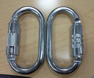 ผู้ผลิตคาราไบเนอร์เหล็ก OEM/ODM จากไต้หวัน รับน้ำหนักได้ 22kN ขนาด 17 มม. ได้รับการรับรองมาตรฐาน CE EN 362 - Product Image 3