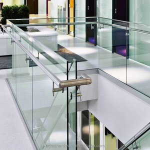 <span class=keywords><strong>Balustrade</strong></span> <span class=keywords><strong>en</strong></span> verre trempé avec rail <span class=keywords><strong>en</strong></span> aluminium <span class=keywords><strong>en</strong></span> forme <span class=keywords><strong>de</strong></span> U et éclairage LED - Product Image 5