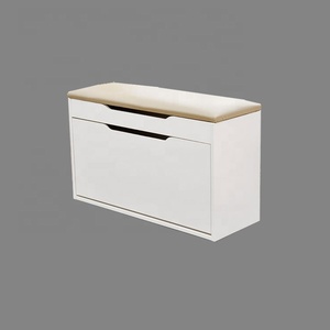 Best Selling Wood Wooden Factory Moderate Price Modern <strong>Shoe</strong> <strong>Rack</strong> and <strong>Bench</strong> Seat for Living Room - Product Image 2