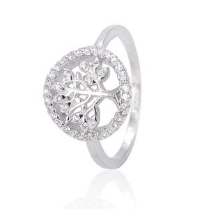 <span class=keywords><strong>Anello</strong></span> da donna ZHILIAN 925 argento Sterling <span class=keywords><strong>albero</strong></span> <span class=keywords><strong>della</strong></span> <span class=keywords><strong>vita</strong></span> CZ <span class=keywords><strong>anello</strong></span> nuziale stile classico rodiato per festa e anniversario - Product Image 1