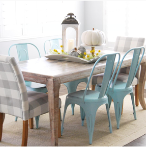 Chaises de café couleur fer, siège en <span class=keywords><strong>acier</strong></span>, style vintage - Product Image 4