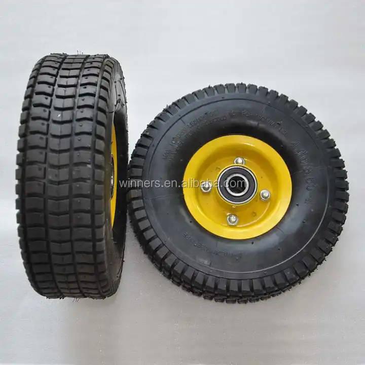 pneu de roue en caoutchouc pneumatique 4.10/3.50-4