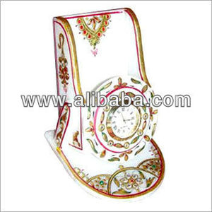 Soporte Móvil para Reloj con Diseño de Mármol. - Product Image 1