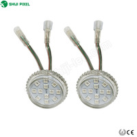 Module lumineux LED RGB Pixel Ucs2903 plat de 50 mm, cabochon, 12 LED, lumière ponctuelle
