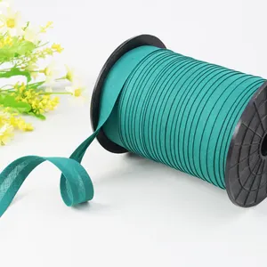 1 "นุ่มเป็นมิตรกับสิ่งแวดล้อม 100% ผ้าฝ้าย BIAS Binding TAPE สำหรับขอบ