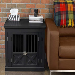 Niche Triple porte pour chiens, de taille moyenne, blanche ou noire, produits pour animaux domestiques - Product Image 3