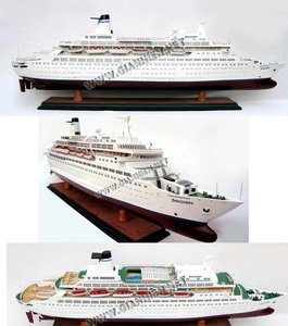 MV Discoverys Modèle de bateau de croisière en bois Décoration en bois unisexe pour 5 à 7 ans - Product Image 3