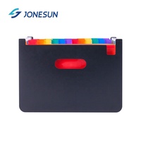 Porte-documents accordéon extensible en plastique PP, grand format, personnalisé, imprimé, A4, 24 poches, pour fournitures de bureau