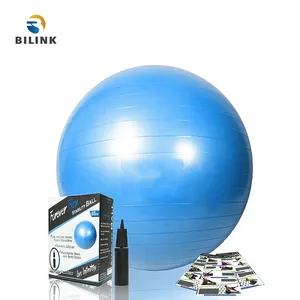 Bilink Extra dicke Anti-Rutsch-Geburt mit einem Luftpumpen-Yoga-Ball