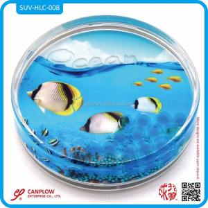 Tapis de tasse acrylique classique écologique nouveauté décor à la maison avec motif animal cadeau souvenir pour les touristes de plage - Product Image 3