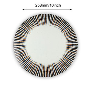 Gros BPA livraison 10 pouce <span class=keywords><strong>mélanine</strong></span> en plastique plaques plats - Product Image 5