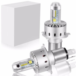 auto H4 H79005 H13 H11 HB3 HB4 80 W inalámbrica Plug and Play alta baja LED faros bombillas Kit - Product Image 2