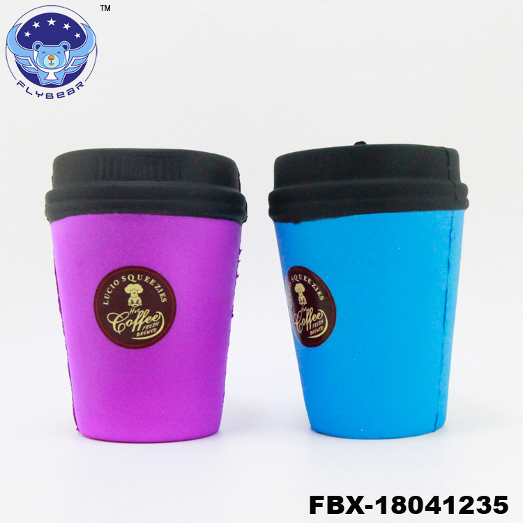 2018 Горячие снятие стресса Симпатичные Squishies кофейная чашка замедлить рост игрушка