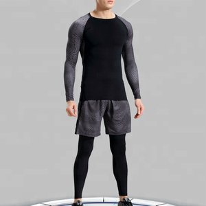 All'ingrosso <span class=keywords><strong>abbigliamento</strong></span> <span class=keywords><strong>Fitness</strong></span> allenamento <span class=keywords><strong>palestra</strong></span> <span class=keywords><strong>abbigliamento</strong></span> per uomo camicie manica lunga - Product Image 4