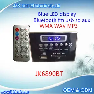 JK6890BT fm kit mp3 usb sd aux auido descodificador Modulo mp3