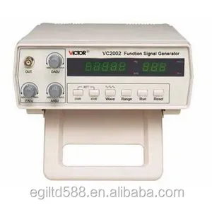 VICTOR VC2002 Function Signal Generator 5 Digits (0.2 Hz ~ 2 MHz) 7 Frequency Digital Function Waveform Generator AC110-220V