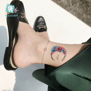 Mixed16 Fogli Fiore Tatuaggi Temporanei per Le Donne A Mano di Modo Autoadesivo Del Tatuaggio di <span class=keywords><strong>Arte</strong></span> di Corpo Impermeabile Braccio <span class=keywords><strong>Tatoo</strong></span>. - Product Image 2