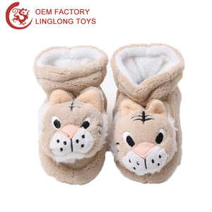 Personnalisé Animal Lapin En Peluche Toddler Bottes Chaudes Longues Oreilles Lapin Rose Chaussures Nouveau-Né Doux En Peluche Lapin Bébé Chaussures - Product Image 3