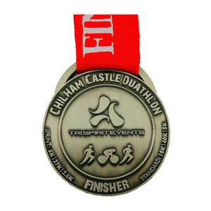 Custom logo design colorful shape awards medal gold bronze silver metal crafts medal - Product Image 1