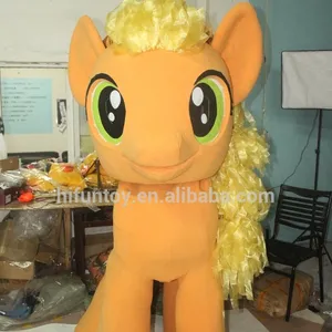 Satılık Funtoys CE Mavi yürüyüş pony At Maskot Kostüm