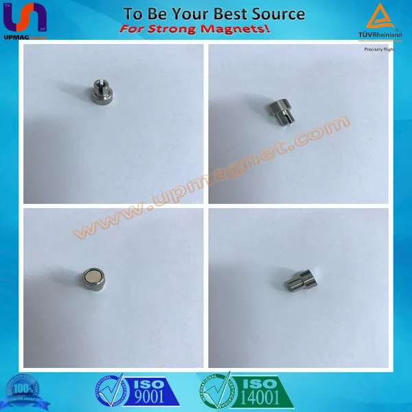 OEM Stainless Steel Mounting Permanent Magnets Custom With Screw Hole For Bicycle