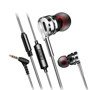 QKZ DM9 Earphone Musik, Earbud Terbaik 3.5Mm Stereo Studio HIFI DJ