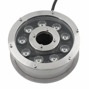 OEM DMX colorato illuminato cascata piscina galleggiante grande stagno fontana RGB luce LED illuminazione subacquea