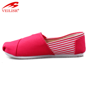 Outdoor Ladies Slip on <strong>Flats</strong> Casual Canvas Shoes for Woman - Product Image 4