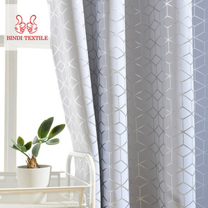 China factory wholesale Cheap Bindi CGB002 high quality gray thermal Blackout curtains - Product Image 2
