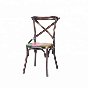Nuevo diseño X silla <span class=keywords><strong>vendimia</strong></span> silla apilable para <span class=keywords><strong>restaurante</strong></span> comedor - Product Image 2
