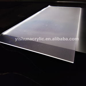 Guangzhou factory custom laser punteggiatura pannello guida luce acrilica/lgp