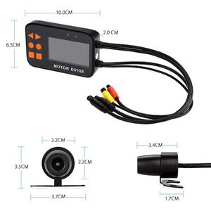 Registratore Video DVR per Moto/Auto con Angolo di Visione di 130 Gradi, Chipset Intelligente, Doppia Dash <span class=keywords><strong>Cam</strong></span> per Motocicletta - Product Image 2