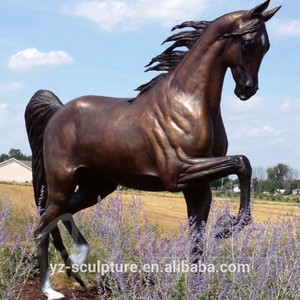 Scultura di Animali <span class=keywords><strong>in</strong></span> Metallo per Esterni, Scultura di Cavallo <span class=keywords><strong>in</strong></span> Bronzo a Grandezza Naturale, Scultura a Rilievo da Parete - Product Image 3