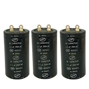 Cbb60 condensatore 450vac 50/60 hz 25/70/21 film condensatori 2.5 uf 400 v