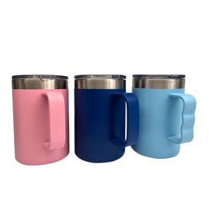 Rifornimento della fabbrica 16 oz <span class=keywords><strong>in</strong></span> acciaio inox <span class=keywords><strong>acqua</strong></span> bicchiere tazza con manico - Product Image 4