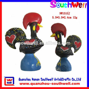 de resina desnudo tamaño de la vida de los animales de resina estatua de gallo - Product Image 1