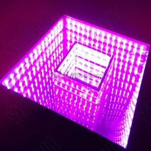 钢玻璃镜子舞蹈地板销售 3d 舞蹈地板照明效果 led 地板舞台灯