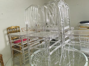 <span class=keywords><strong>Sillas</strong></span> de hielo de cristal para salón de bodas - Product Image 4