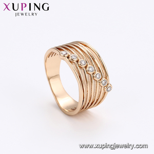 15233 xuping New Arrival <strong>Top</strong> Quality Luxurious Personalized Women Jewelry, 18k Gold Plated <strong>Finger</strong> <strong>Ring</strong> - Product Image 3