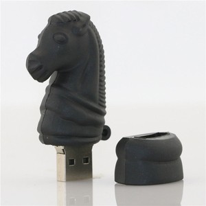 Cờ Vua Hiệp Sĩ Dung Lượng Thật USB Đĩa Horse USB Flash Drive Pen Drive Với Chuỗi Kim Loại Biểu Tượng Tùy Chỉnh Quà Tặng Khuyến Mãi - Product Image 5