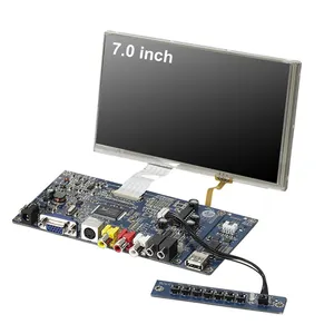 7 inch TFT open frame embedded main motherboard LCD display screen