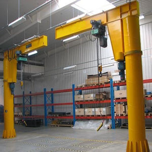 Szmc ब्रांड आर्म कॉलम चल फिक्स्ड क्रेन मिनी छोटे पोर्टेबल जिब होस्ट उठाने के लिए - Product Image 5