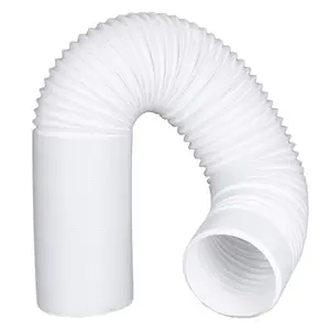 Tubo de manguera de conducto de PVC para aire acondicionado de escape de extensión portátil corrugado flexible portátil