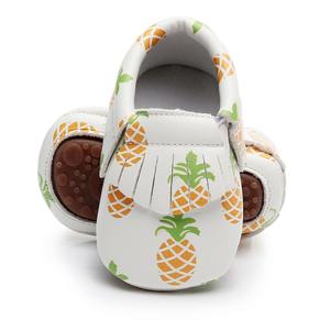 Scarpe per neonati e bambini, mocassini con stampa di frutta, suola rigida per neonati, calzature per culla, scarpe per primi camminatori 0-4 anni - Product Image 3