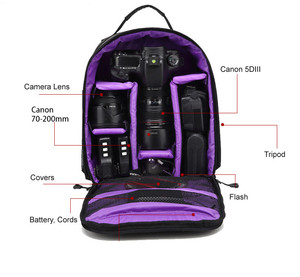 <span class=keywords><strong>Meilleur</strong></span> nylon Photo caméra fronde sac épaule croix numérique étui étanche avec housse de pluie DSLR doux hommes femmes sac pour <span class=keywords><strong>Canon</strong></span> - Product Image 5