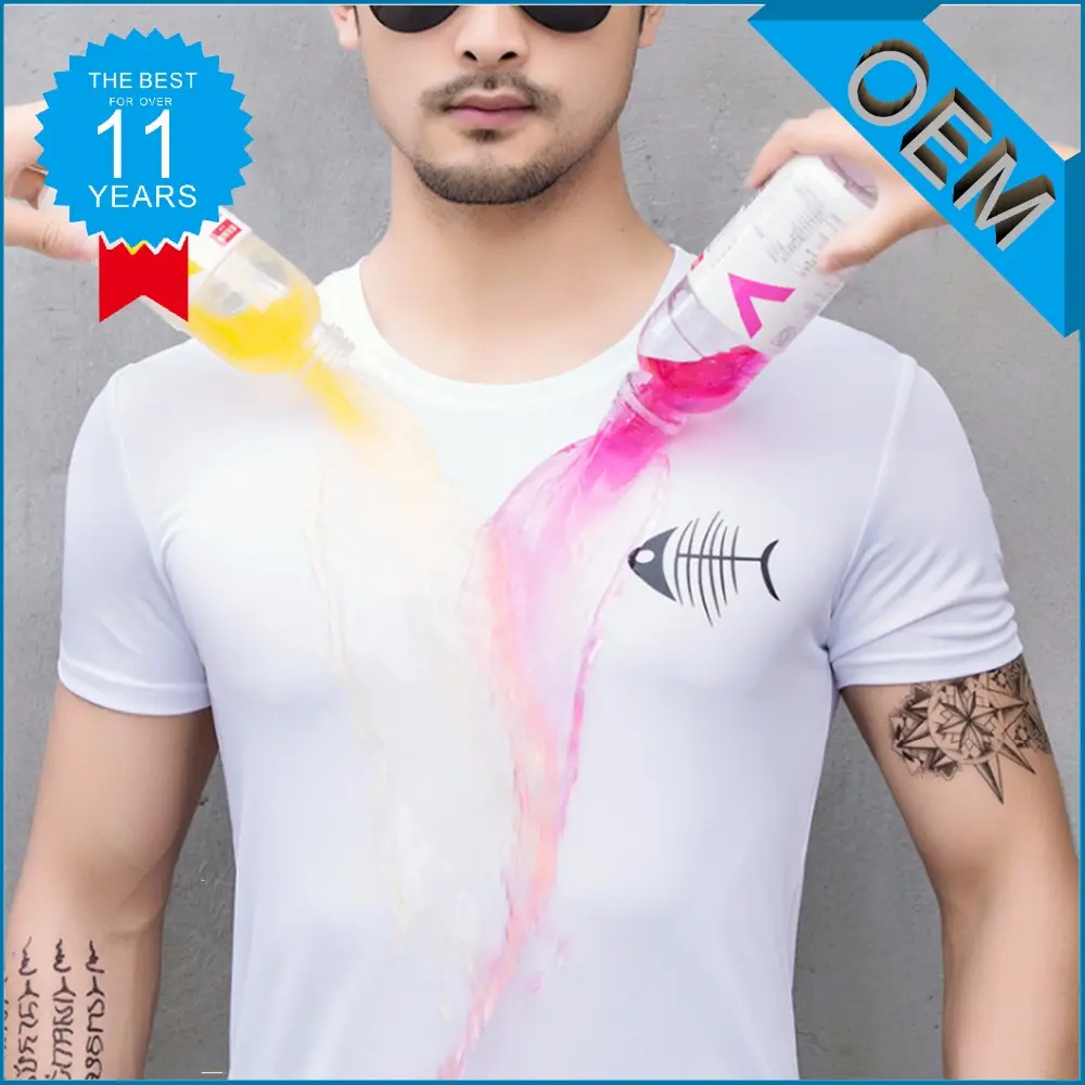 Vendita all'ingrosso in bianco del progettista magliette t shirt idrofobo