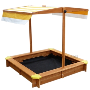 <span class=keywords><strong>Bac</strong></span> à <span class=keywords><strong>sable</strong></span> en bois pour enfants, pour autres jouets et peintures d'extérieur, écologiques à base d'eau,, KD CN - Product Image 2